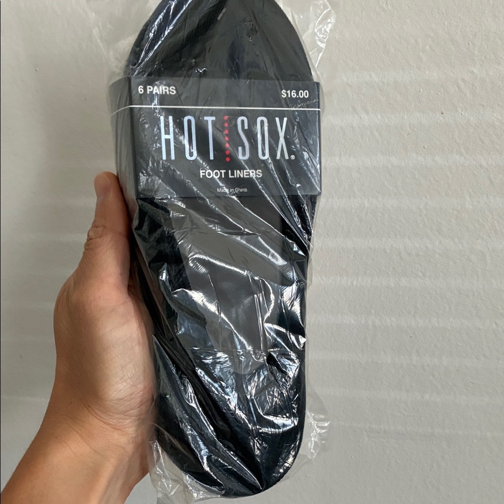 Hot Sox Black Foot Liners